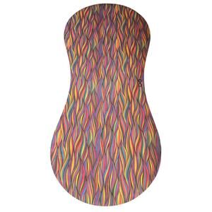 RARE Infinity Yoga Mat Oblong Soft Teacher Training Geometric Pattern